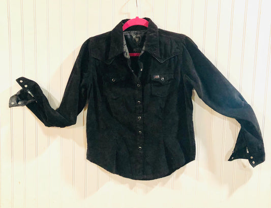 Black Pearl Snap Western Shirt